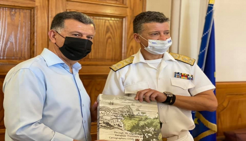 Εθιμοτυπική επίσκεψη του Αρχηγού του Λιμενικού Σώματος-ΕΛ.ΑΚΤ Θεόδωρου Κλιάρη στον Δήμαρχο Κω