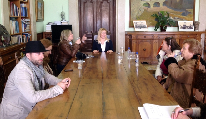 Συνάντηση της Αντιπεριφερειάρχη Ελ.Φτακλάκη με Ρουμάνους δημοσιογράφους