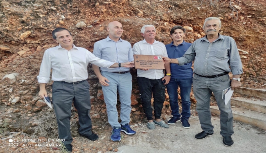 Στο Καστελλόριζο για τα μονοπάτια ο Υφυπουργός Περιβάλλοντος και Ενέργειας, Γιώργος Αμυράς