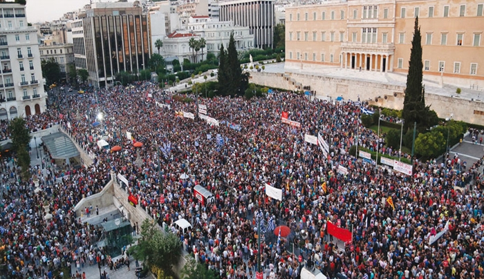 Συλλαλητήριο με μεγάλη συμμετοχή για το «όχι»