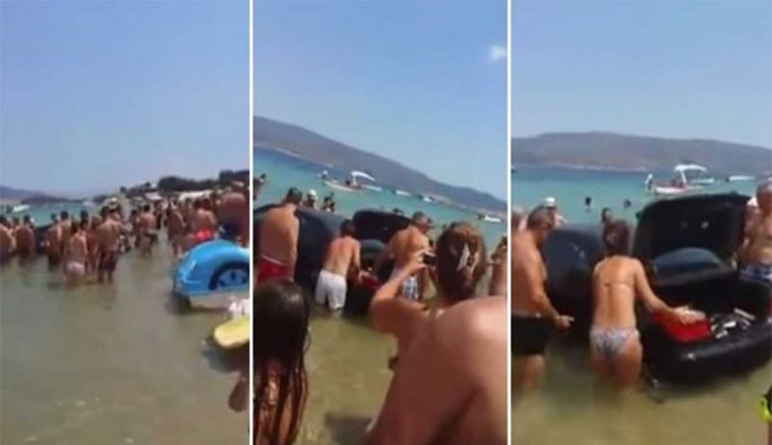 Γυναίκα οδηγός έριξε μια BMW μέσα στη θάλασσα στη Χαλκιδική! (Βίντεο)