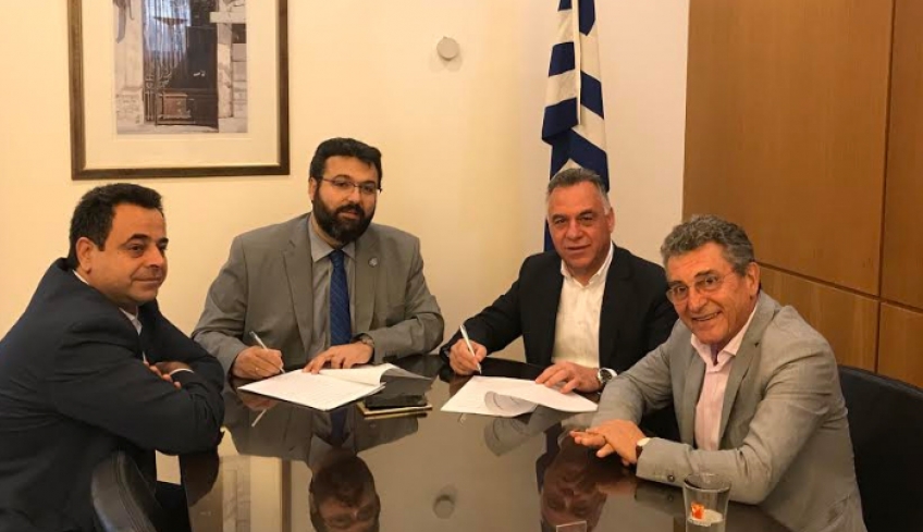 Συνάντηση Κυρίτση με τον Υφ.Αθλητισμού με δύο μεγάλες ειδήσεις για την Κω: ανακατασκευή παλιού γηπέδου Ανταγόρα και υπογραφή της σύμβασης για νέο παρκέ στο κλειστό γήπεδο μπάσκετ.’’