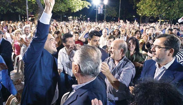 Τσίπρας: Πρωτιά ΣΥΡΙΖΑ με απόλυτη πλειοψηφία