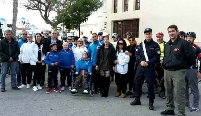 Ο Ποδηλατικός Γύρος για την Παγκόσμια Ημέρα Ατόμων με Αναπηρία