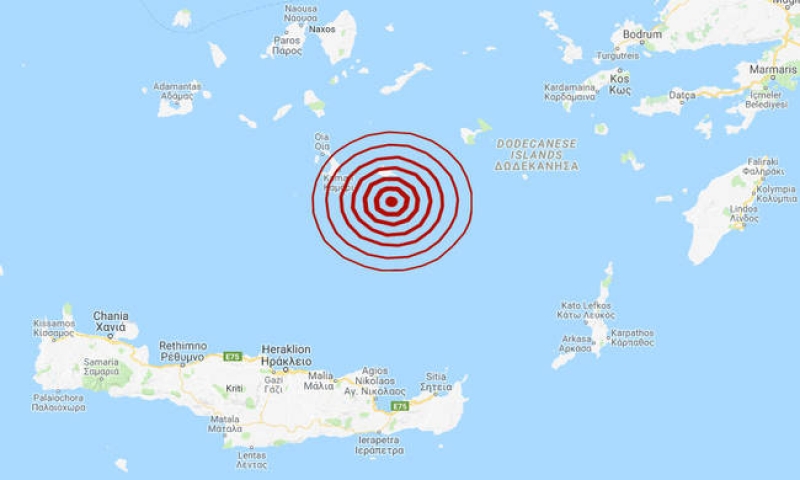 Σεισμός ΤΩΡΑ κοντά στην Ανάφη (pics)