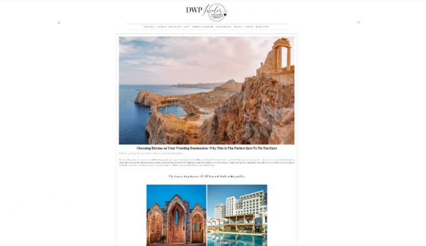 Destination Wedding Planners: Η Ρόδος ο επόμενος “top” προορισμός για την παγκόσμια βιομηχανία πολυτελών γάμων