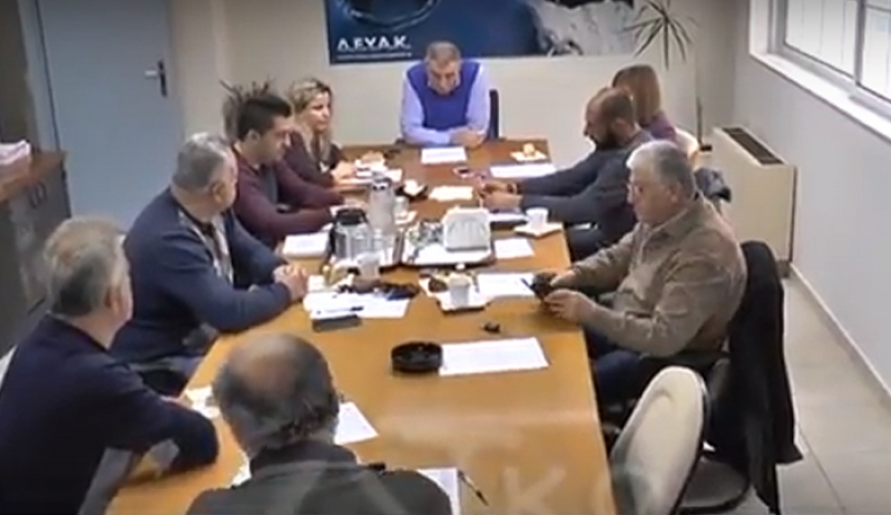 Η βασιλόπιτα της ΔΕΥΑΚ &amp; το αποχετευτικό Κεφάλου-Αντιμάχειας-Μαστιχαρίου (ΒΙΝΤΕΟ)