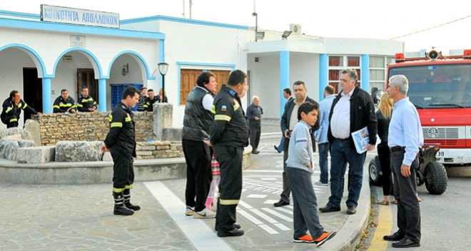 Περιοδεία Μαχαιρίδη-Κρητικού σε χωριά της Ρόδου