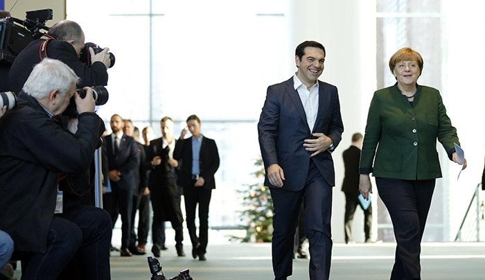 Να κλείσει η αξιολόγηση μέσα στο Φεβρουάριο συμφώνησαν Μέρκελ-Τσίπρας