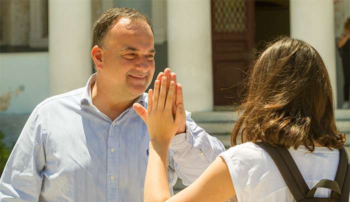 Μήνυμα Γιάννη Παππά για την ανακοίνωση των βαθμολογιών των Πανελλαδικών εξετάσεων.