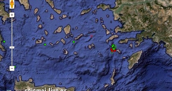 Πολλές σεισμικές δονήσεις στη θαλάσσια περιοχή ανάμεσα Τήλο – Νίσυρο – Κω