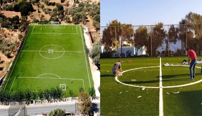 Δύο ακόμα γήπεδα, αυτό στο Φιλώτι της Νάξου και το γήπεδο στο Κουφονήσι, χρηματοδοτούνται απο την Περιφέρεια για τον φωτισμό τους.