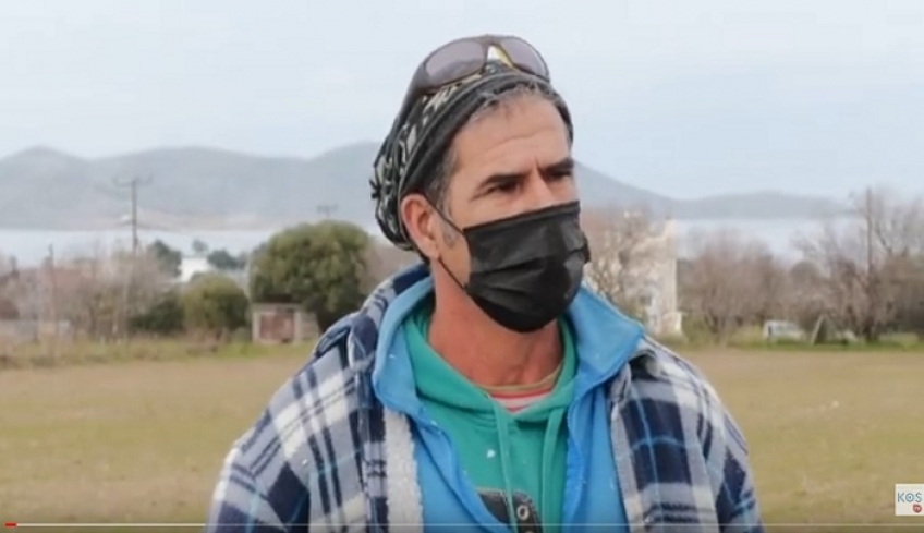 Εκτεταμένες καταστροφές σημειώθηκαν σε καλλιέργειες της Κω από το χαλάζι και τη παγωνιά.