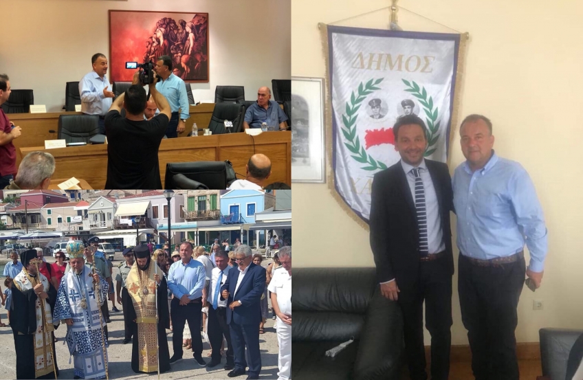Επισκέψεις του Βουλευτή Δωδεκανήσου Ιωάννη Παππά στα νησιά Χάλκη, Πάτμο και Κω.
