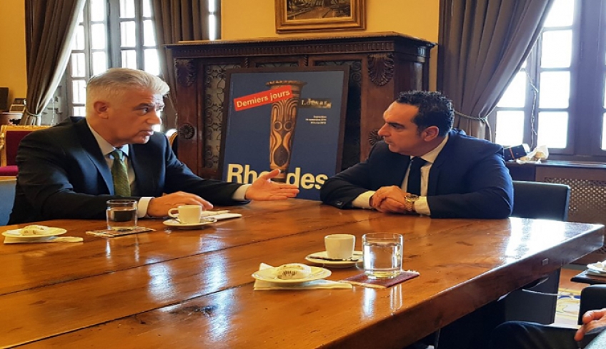 Στην Περιφέρεια ο εξ. Πρέσβης της Γερμανίας Dr. Ernst Reichel-Συνάντηση με τον κ. Γιάννη Φλεβάρη