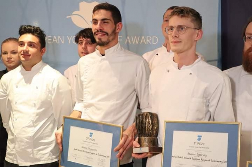 Στην 3η θέση ο Αντώνης Δημοβασίλης στον διαγωνισμό «European Young Chef Award 2018»