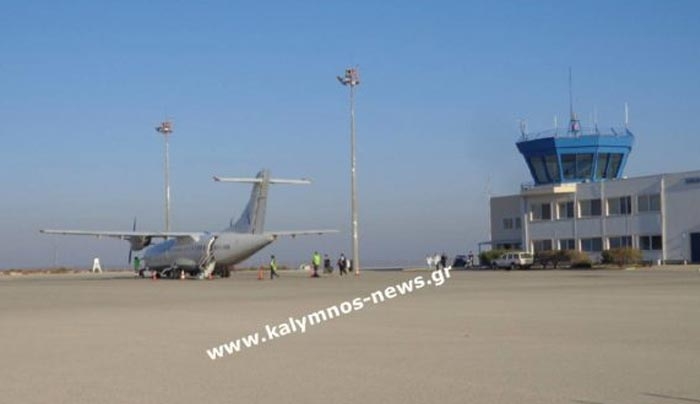 Το «παρθενικό» δρομολόγιο αεροσκάφους της  Astra Airlines στο αεροδρόμιο Καλύμνου