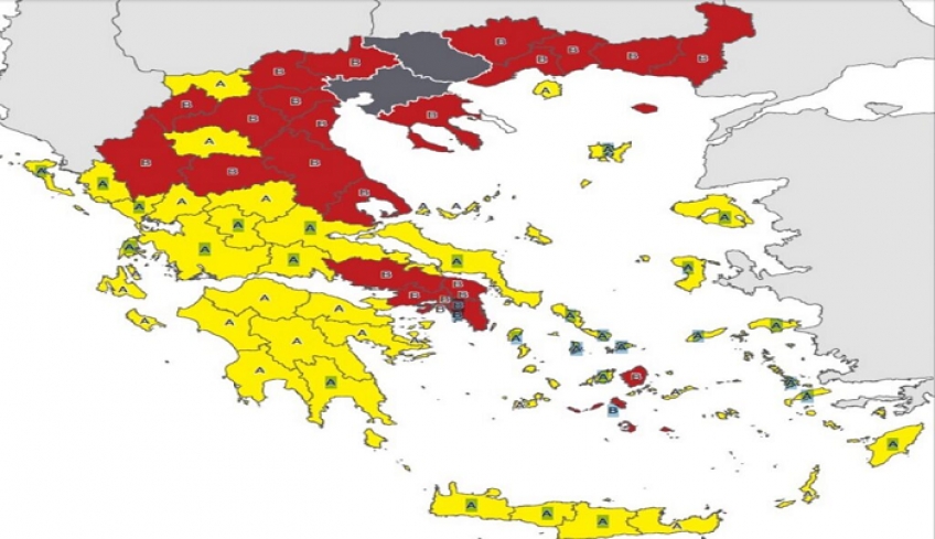 Γκρι, κόκκινες &amp; κίτρινες περιοχές: Τι επιτρέπεται &amp; τι απαγορεύεται από σήμερα (λίστα+χάρτης)