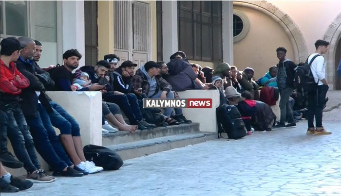 38 νέοι μετανάστες στην Κάλυμνο ανεβάζοντας τον συνολικό αριθμό στους 150 – Πρόβλημα με την φιλοξενία τους.