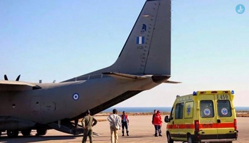 Αεροδιακομιδή 64χρονης Ελληνοαμερικανίδας, κρούσματος κορωνοϊού από την Ρόδο στην Κρήτη