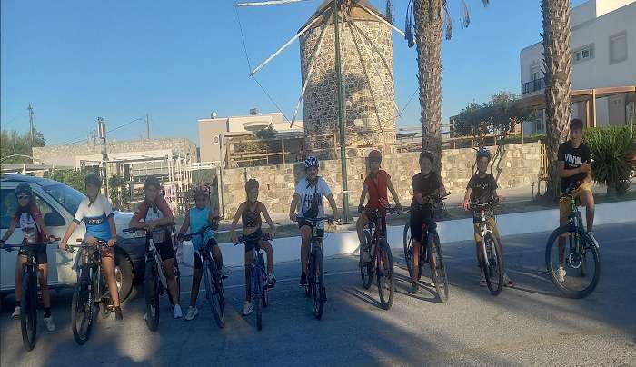 Σχολή ποδηλασίας στην Αντιμάχεια της Κω