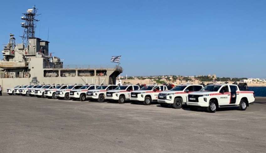 Δεκαπέντε ειδικά οχήματα πυρόσβεσης παρέλαβε ο δήμος Ρόδου