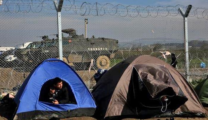 Σύγχυση για την εμπλοκή του στρατού στη σίτιση των προσφύγων στην Ειδομένη - ΒΙΝΤΕΟ