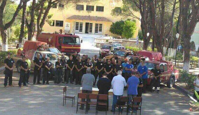 Στον αγιασμό της ΕΤΑΙΠΡΟΦΥΚΑ, στην Ελεούσα, οι Φιλήμονας Ζαννετίδης και Χρήστος Ευστρατίου