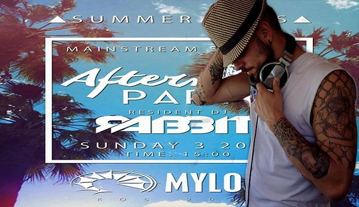 Afternoon Party από τον Dj Rabbit στον "ΜΥΛΟ" την Κυριακή 3 Ιουλίου!