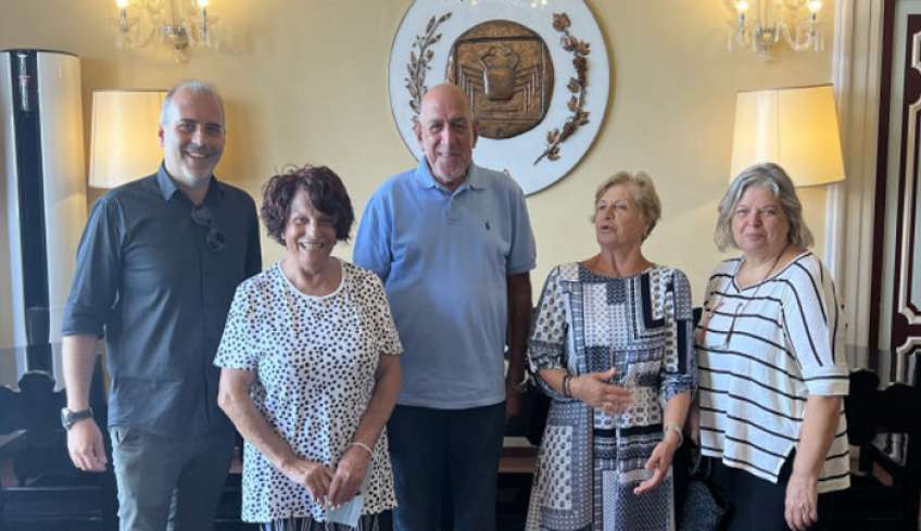 Την Πρόεδρο της Ένωσης Κώων Αθηνών «Ο Ιπποκράτης» Λουκία Ζερβάνου, υποδέχθηκε ο Έπαρχος Κω-Νισύρου
