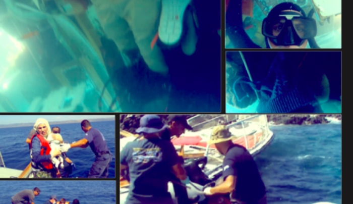 ΣΟΚ στο Αιγαίο! Εικόνες μέσα από το βυθισμένο σκάφος με μετανάστες στο Φαρμακονήσι-ΒΙΝΤΕΟ