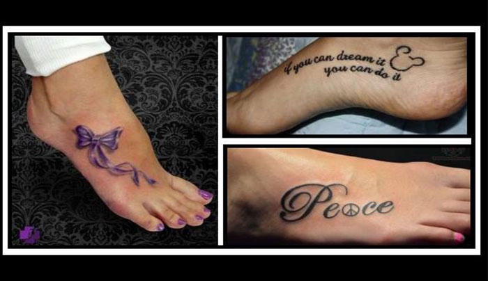 Ιδέες για ιδιαίτερα γυναικεία tattoo για το πόδι! (Φωτό)
