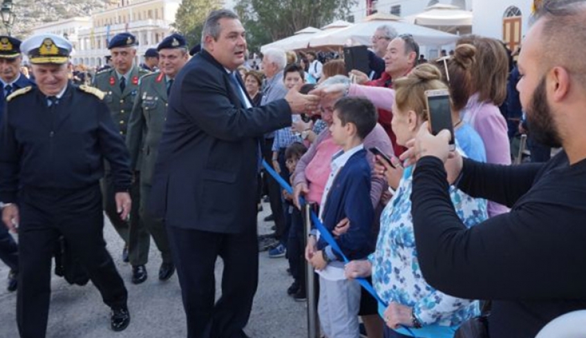 Στη Σύμη ο Καμμένος για τον Αρχάγγελο Μιχαήλ -Προστάτη της Πολεμικής Αεροπορίας