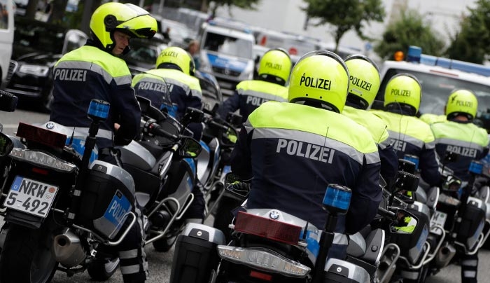 «Φρούριο» το Αμβούργο για το G20: 20.000 αστυνομικοί, 28 ελικόπτερα, 185 σκύλοι και 3.000 οχήματα ασφαλείας