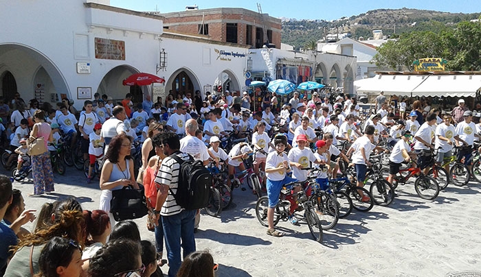 Εκκίνηση για τους μικρούς ποδηλατοδρόμους στην Πάτμο (Φωτό)