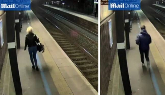 Ανατριχίλα στο σταθμό: Άνδρας κυνήγησε 22χρονη (video)