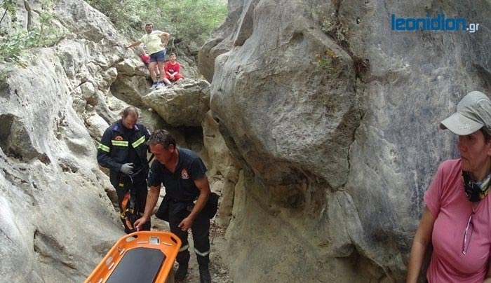 Παραλίγο νέα τραγωδία σε φαράγγι της Αρκαδίας - Βίντεο