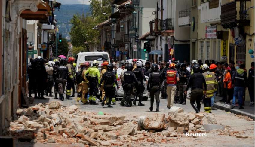 Σεισμός στον Ισημερινό: Τουλάχιστον 15 νεκροί και εκατοντάδες τραυματίες - Πάνω από 40 σπίτια κατέρρευσαν