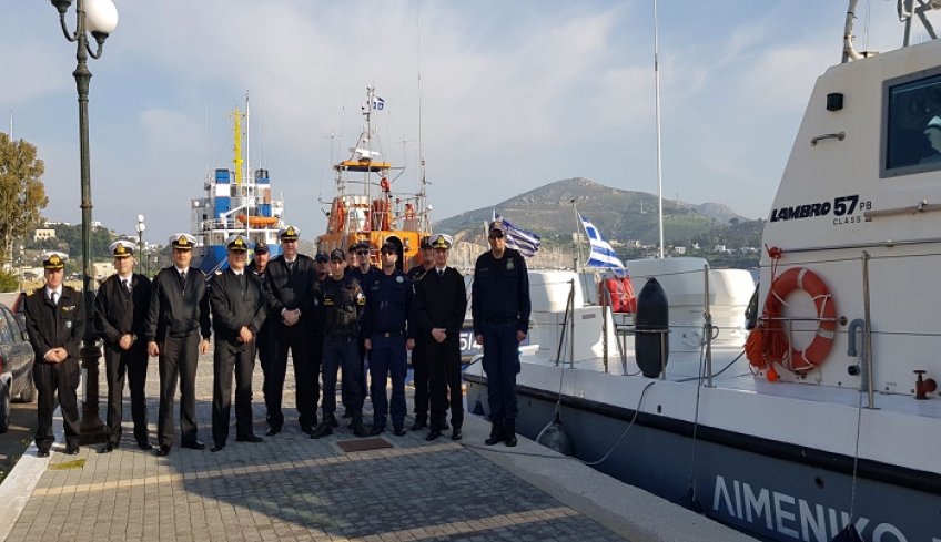 Επίσκεψη Αρχηγού Λιμενικού Σώματος – Ελληνικής Ακτοφυλακής στις Λιμενικές Αρχές Λέρου-Καλύμνου-Κω