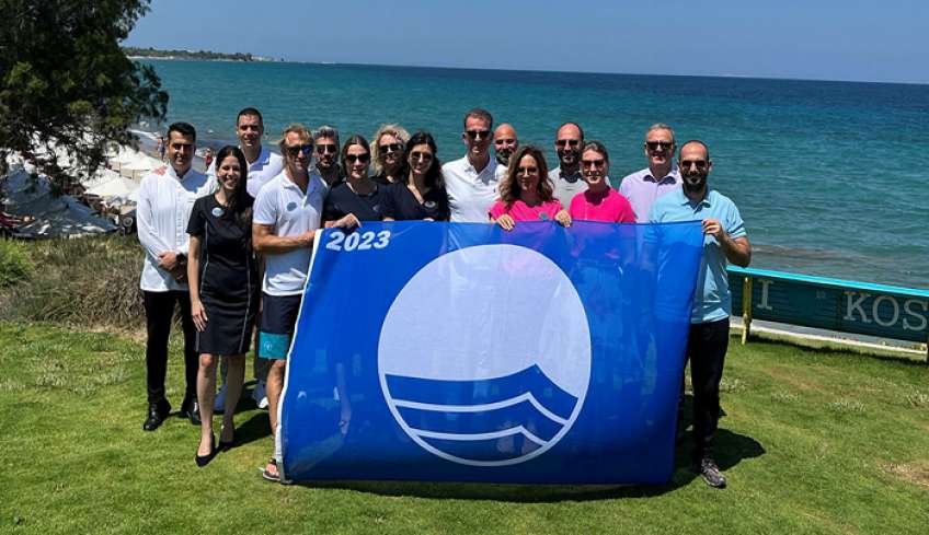 Για 21η συνεχόμενη χρονιά η παραλία του Neptune στην Κω βραβεύεται με την πολυπόθητη Γαλάζια Σημαία