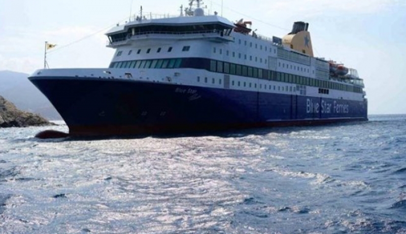 Αναγκαστική κατάπλευση στον λιμένα του Λαυρίου για το Blue Star Patmos
