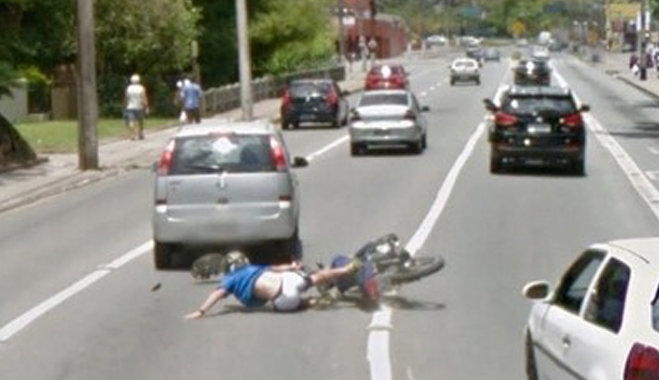 Εγκατάλειψη θύματος στο Google Street View