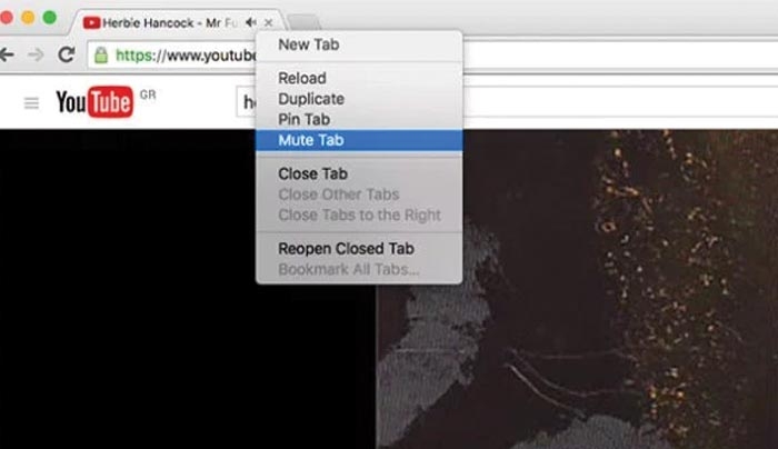 Δυνατότητα σίγασης συγκεκριμένου tab στον Chrome browser