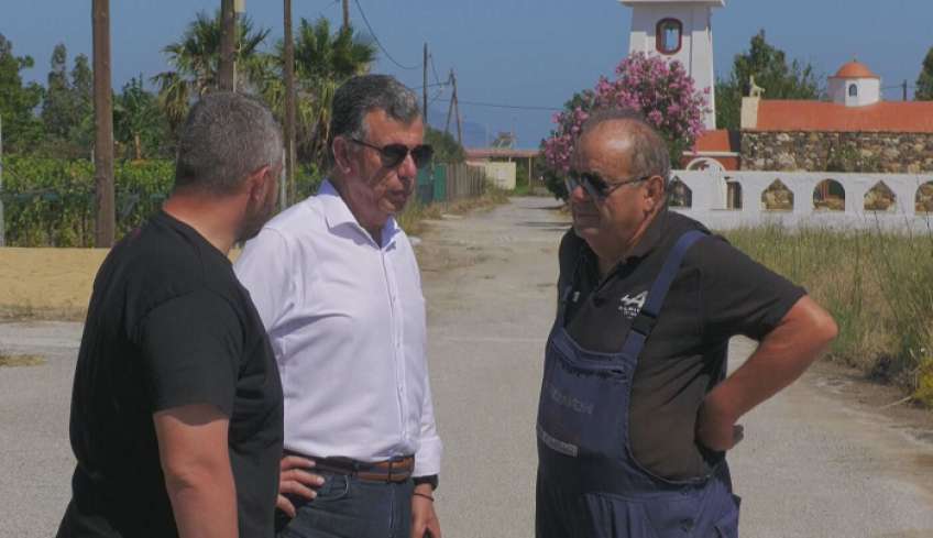 Συνεχίζονται οι εργασίες ασφαλτόστρωσης στους δρόμους ανάμεσα σε Τιγκάκι και Μαρμάρι