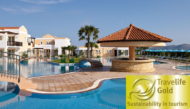 Χρυσή βράβευση για το Atlantica Club Marmari Beach από το Travelife