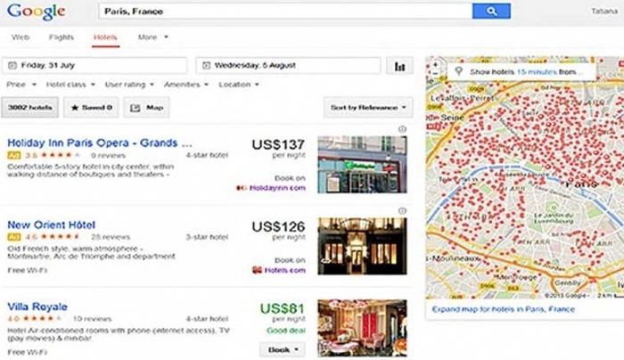 Η Google προσθέτει κράτηση ξενοδοχείων στα εργαλεία της, αντιγράφοντας την TripAdvisor