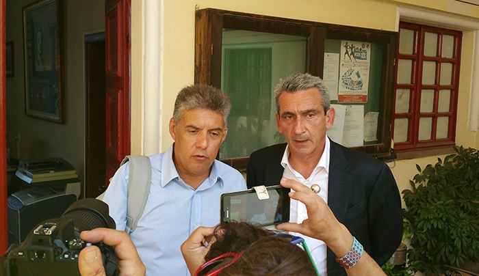 Κ.Αγοραστός και Γ. Χατζημάρκος στην Κω: Η ΕΝΠΕ στην πρώτη γραμμή για το μεταναστευτικό