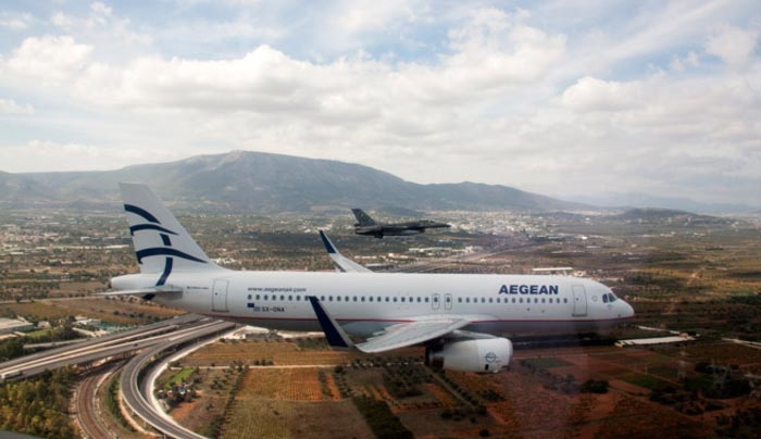 F16 αναχαιτίζουν Airbus που απογειώθηκε από το αεροδρόμιο της Ρόδου (φωτορεπορτάζ)