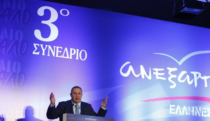 Επανεξελέγη πρόεδρος των ΑΝΕΛ ο Πάνος Καμμένος