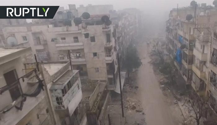 Δείτε τι απέμεινε από το Χαλέπι - Αποχωρούν μαχητές και άμαχοι (βίντεο)